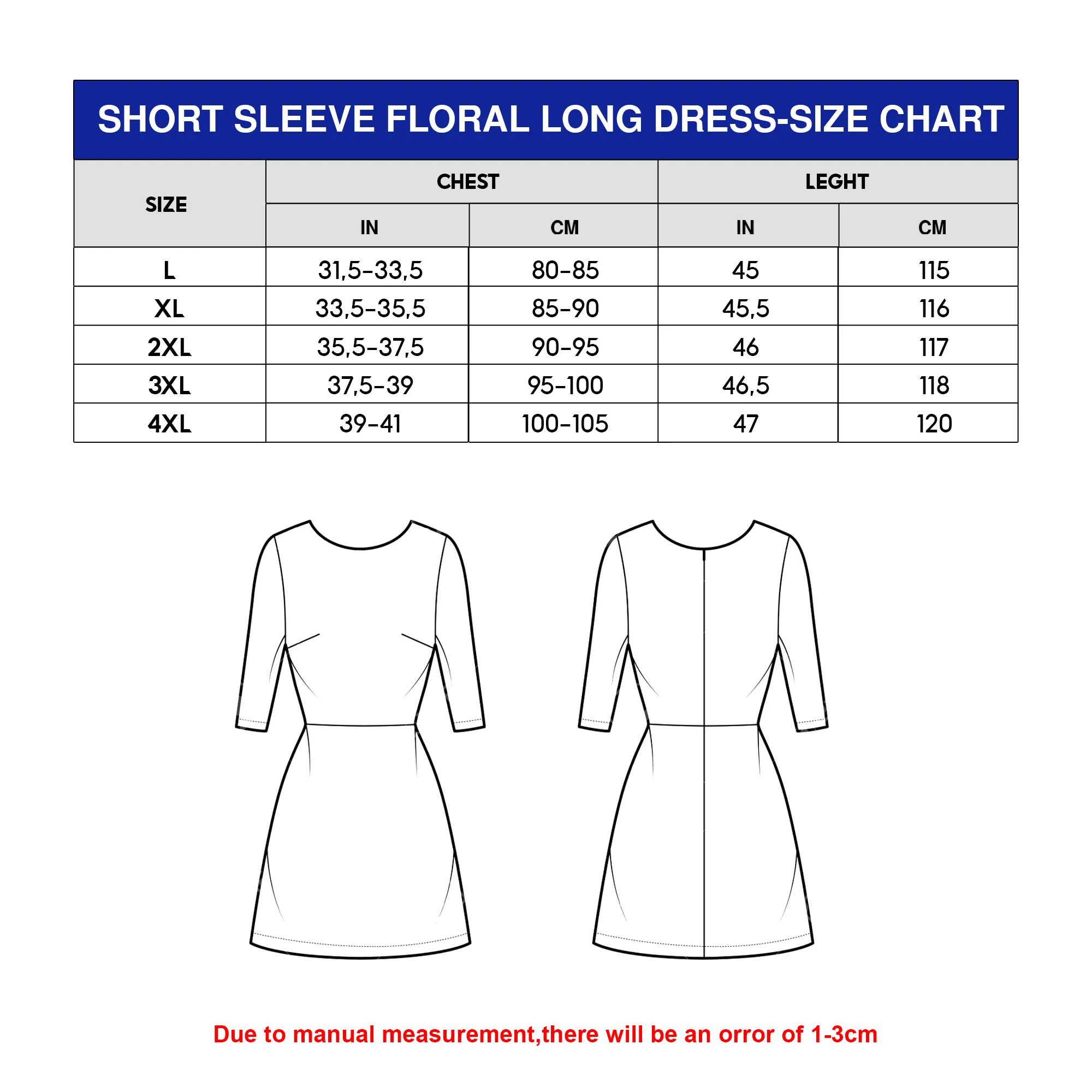 Short Sleeve Floral Long Dress 