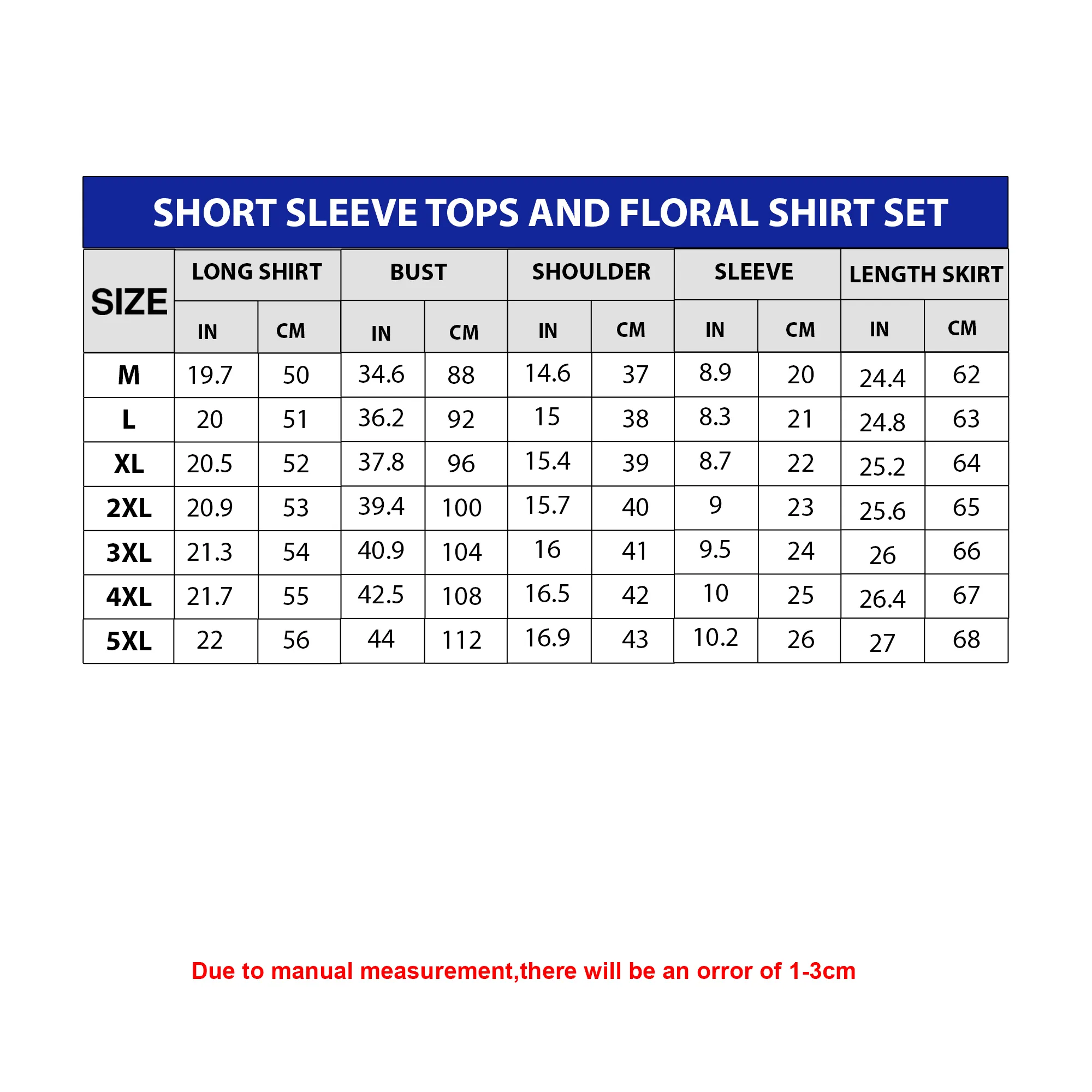 Short Sleeve Tops and Floral Shirt Set