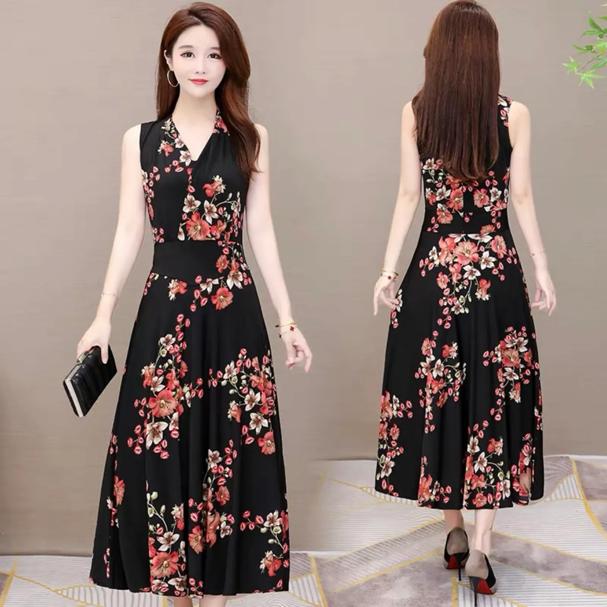 Sleeveless Long Dress