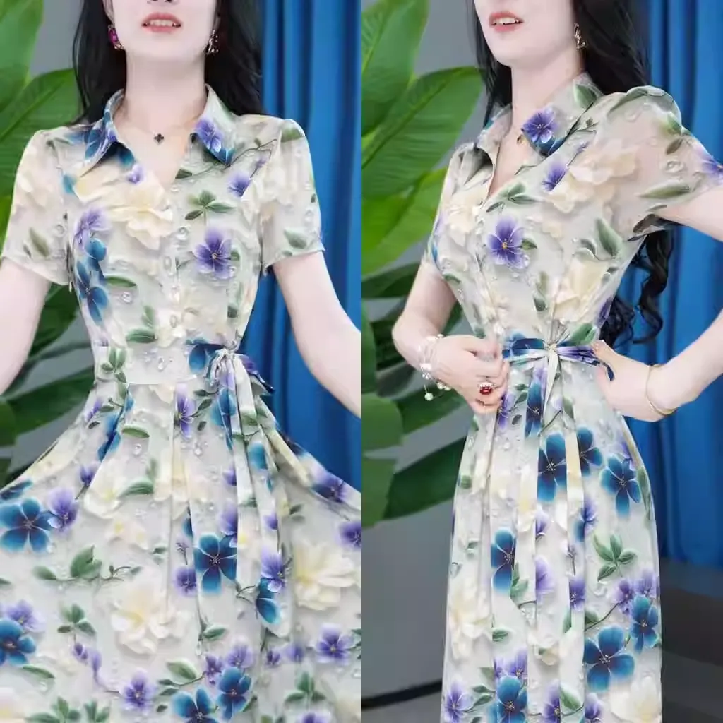 Long Dress With Belt 3