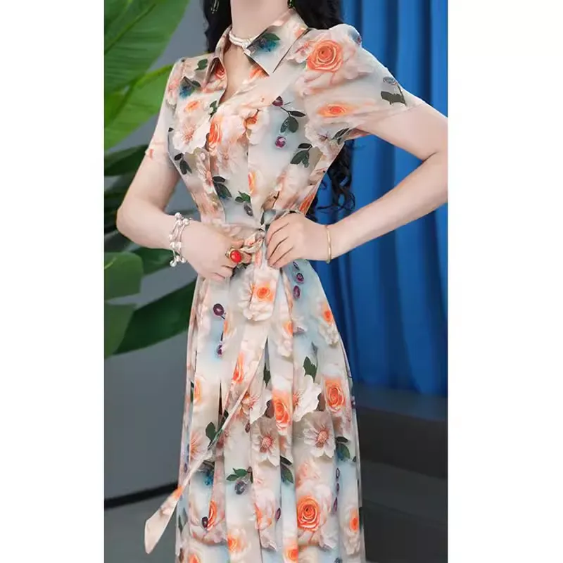 Long Dress With Belt 4