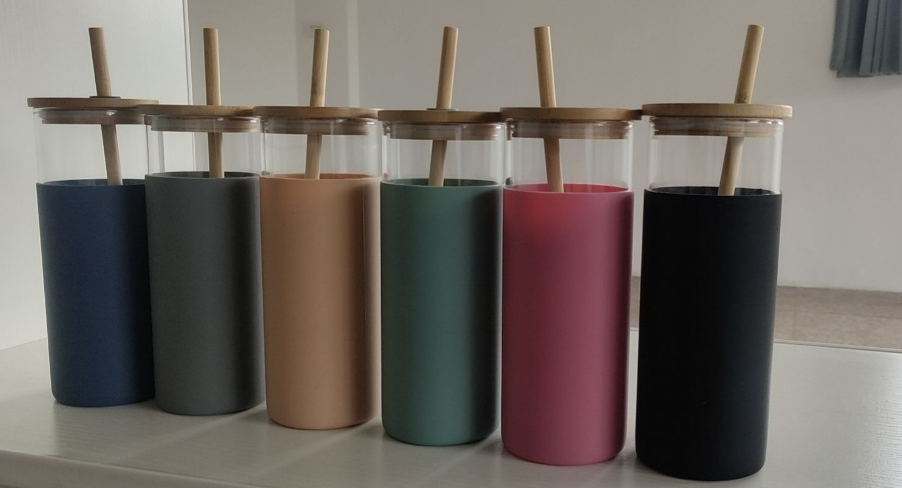 20oz Glass Tumbler With  Lid