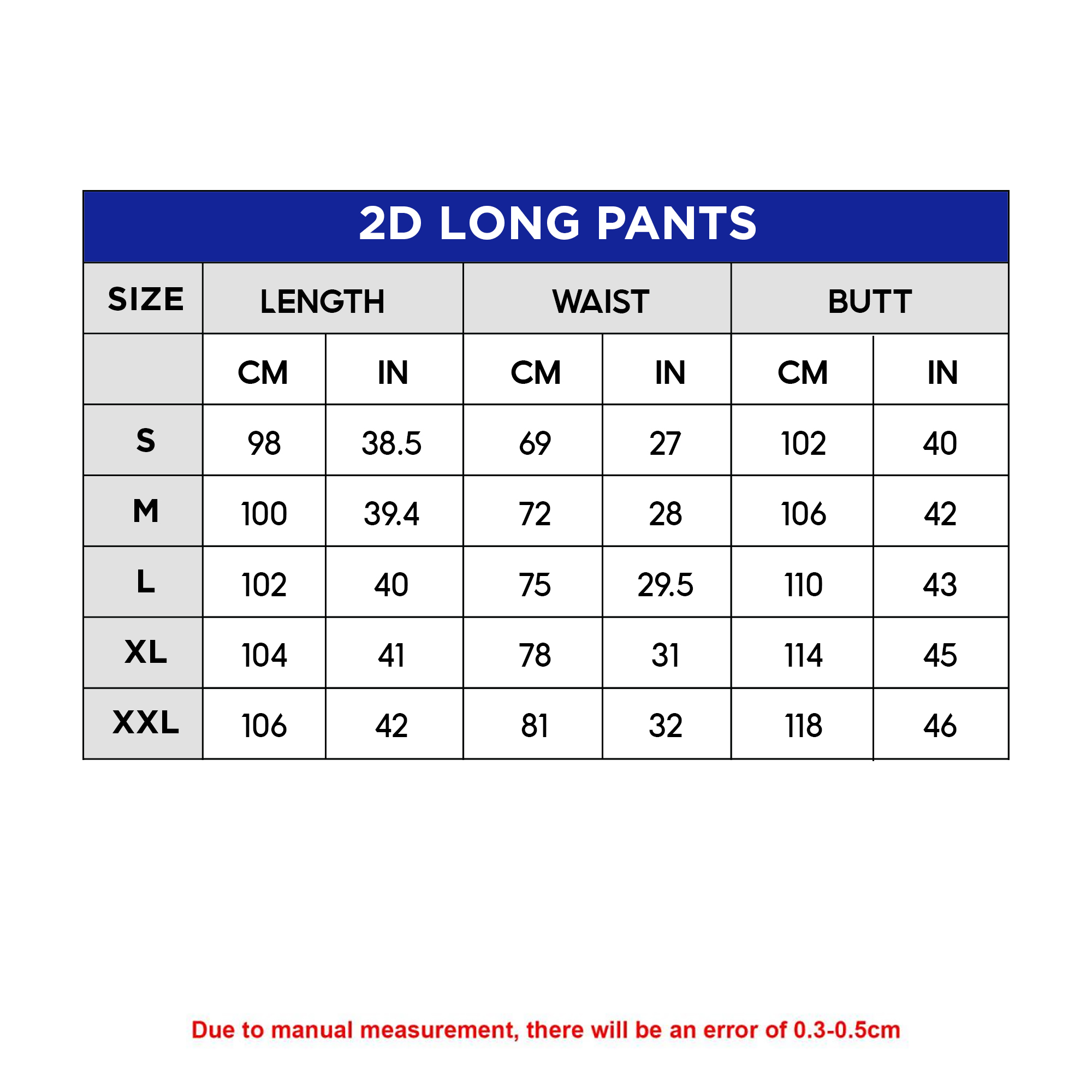 2D Long Pants