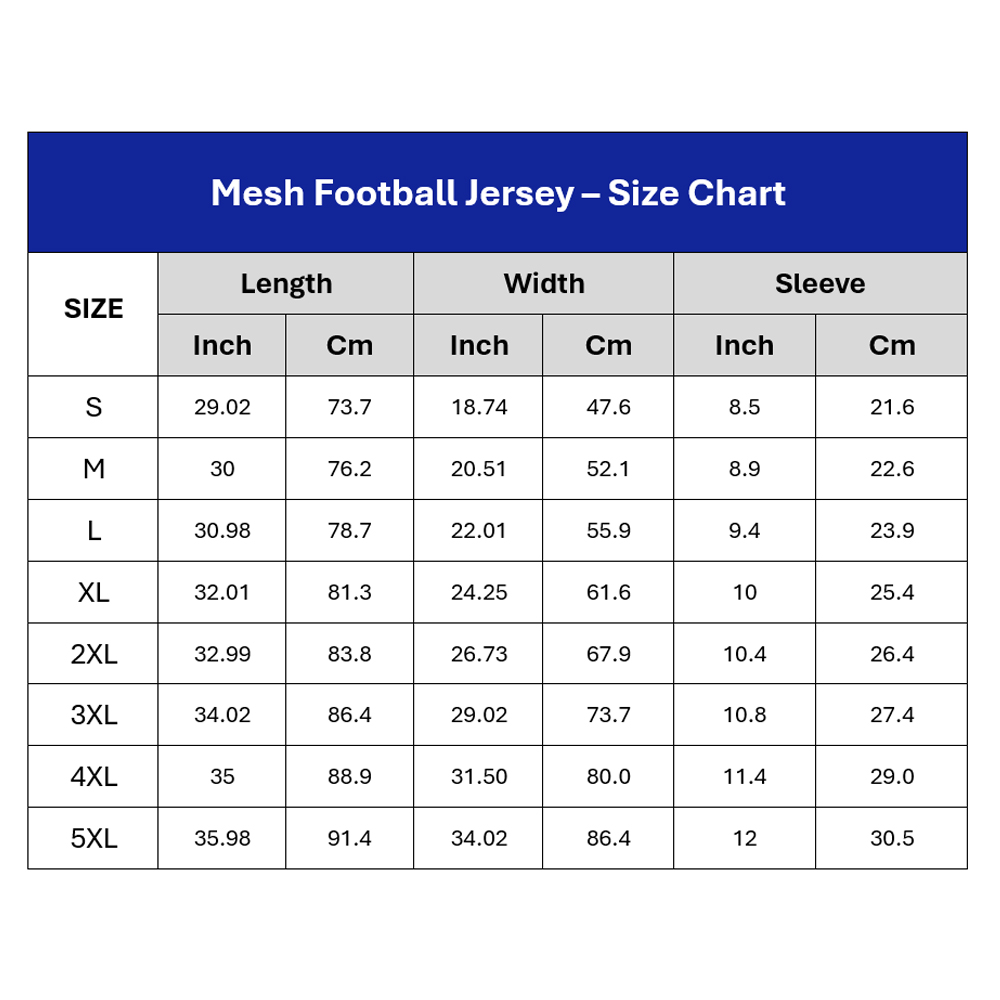 VN Mesh Football Jersey