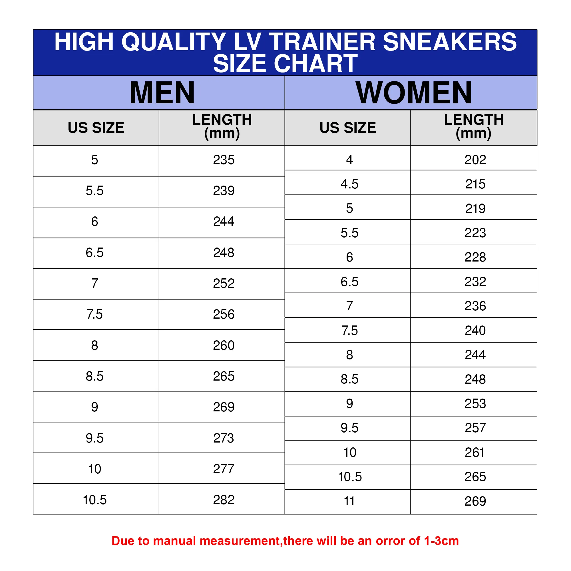 High Quality LV Trainer Sneakers