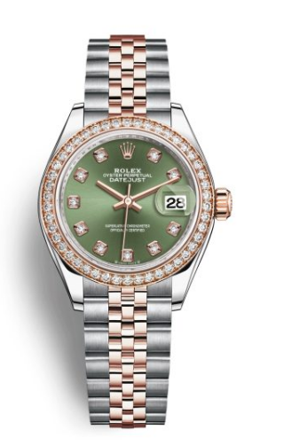 Rolex Lady-Datejust 28, Oystersteel and 18k Everose Gold, Ref# 279381RBR-0007