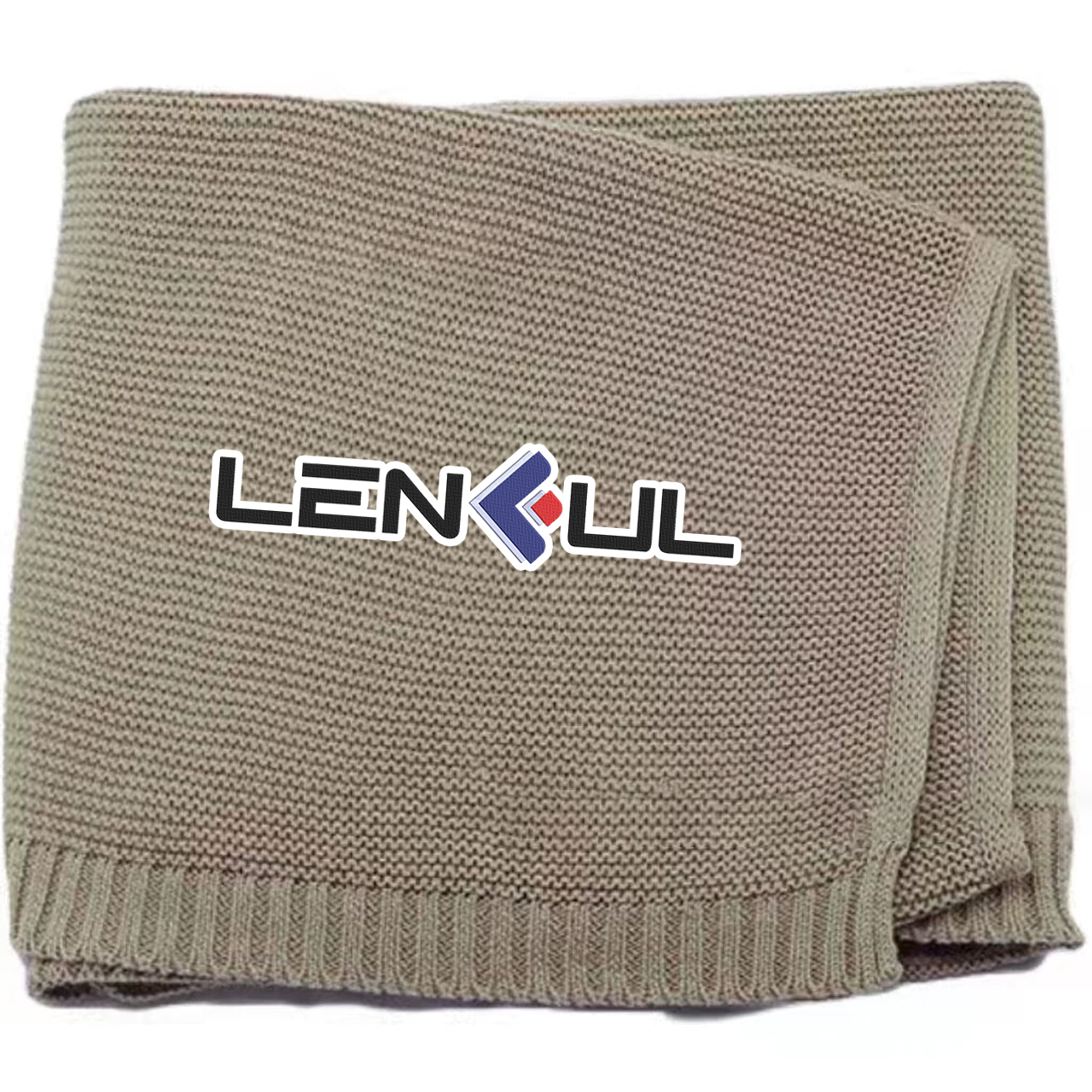 Embroidered Baby Knitted Blanket V1