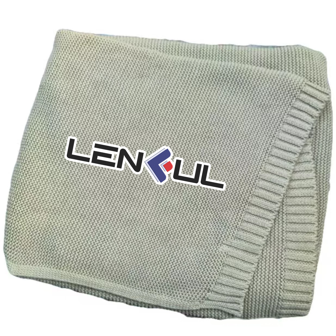 Embroidered Baby Knitted Blanket V1