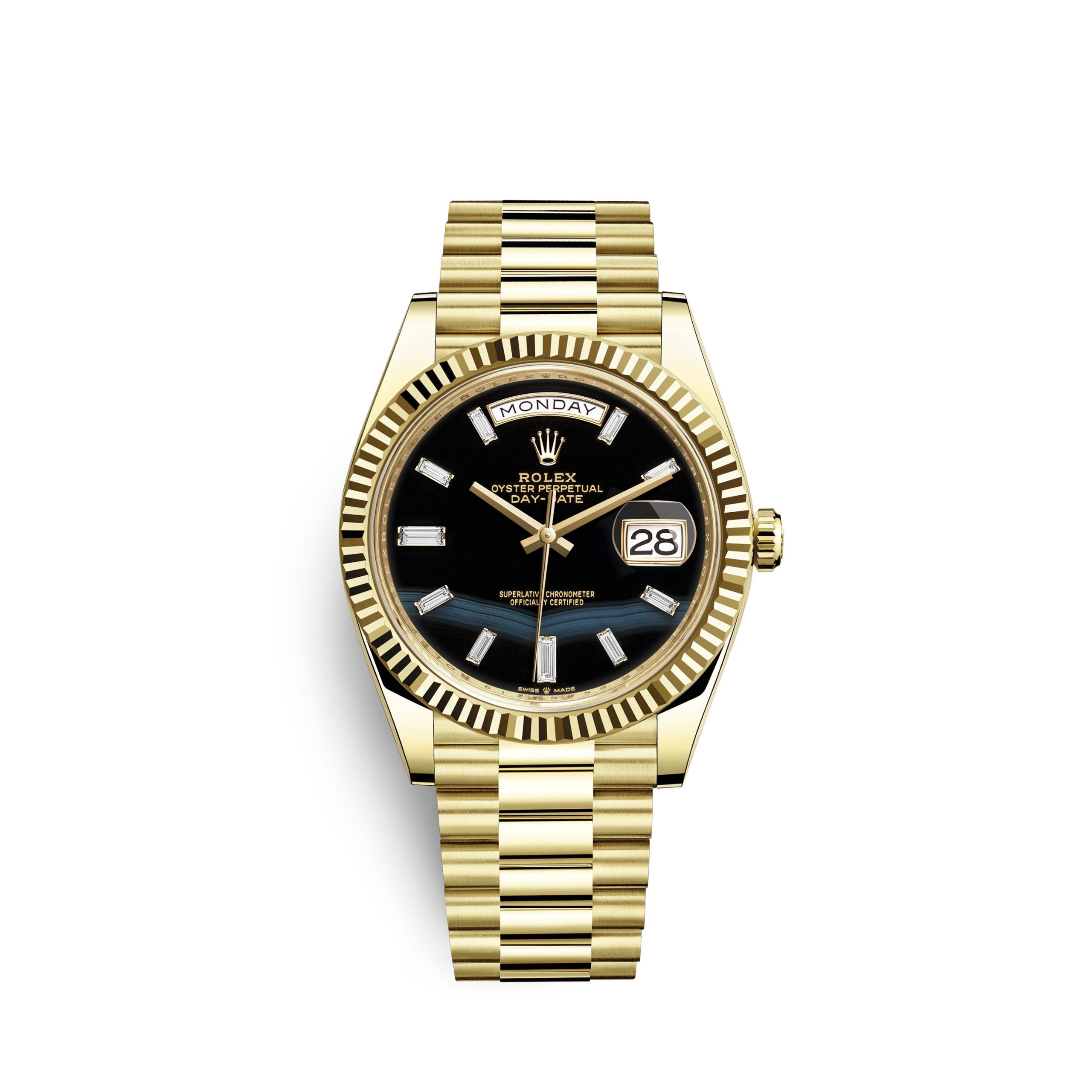 Rolex Day-Date, 40mm, 18k Yellow Gold, Ref# 228238-0059 Watch