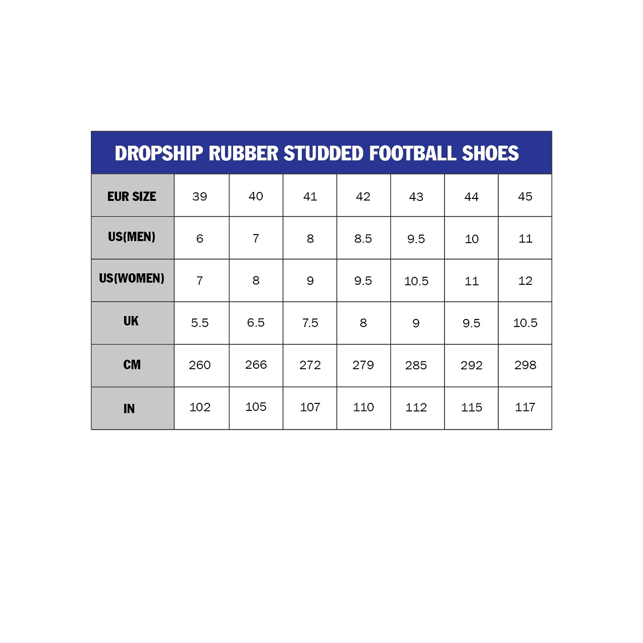 Dropship Rubber Studded Football Shoes