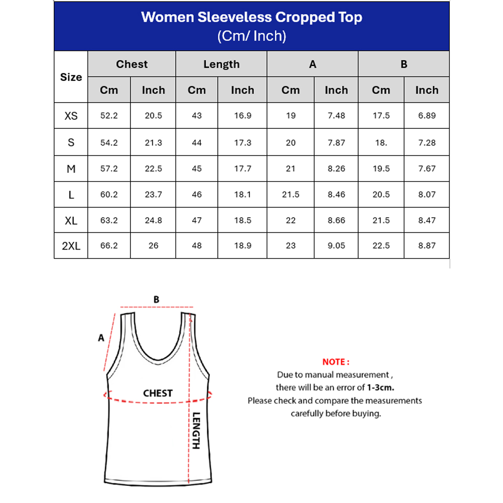 VN Women Sleeveless Cropped Top