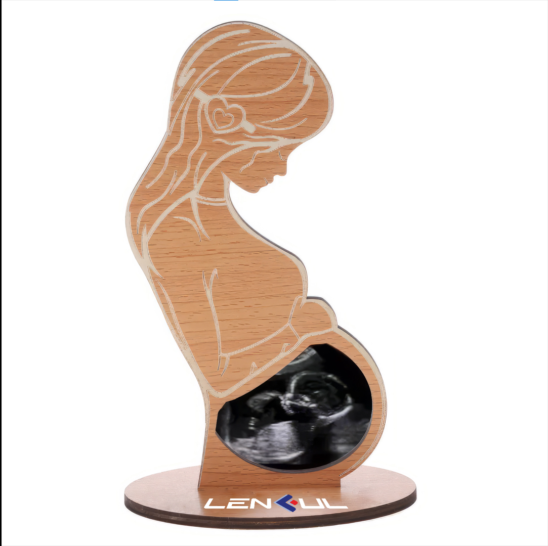 VN Personalized Ultrasound Wooden Photo Frame