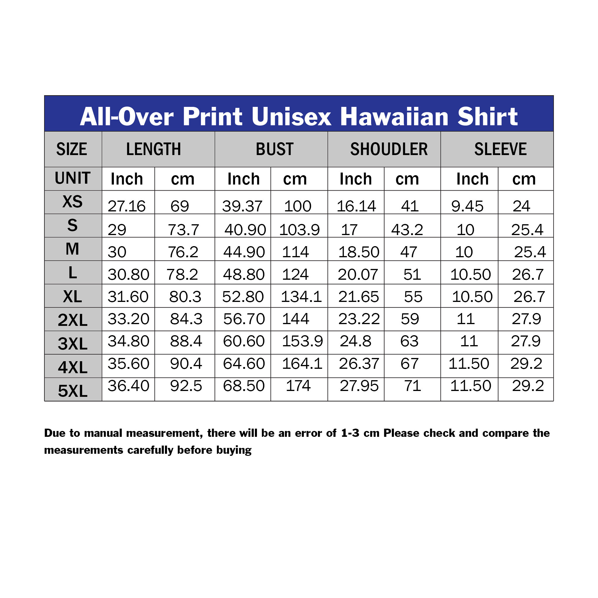 VN All Over Print Unisex Hawaiian Shirt