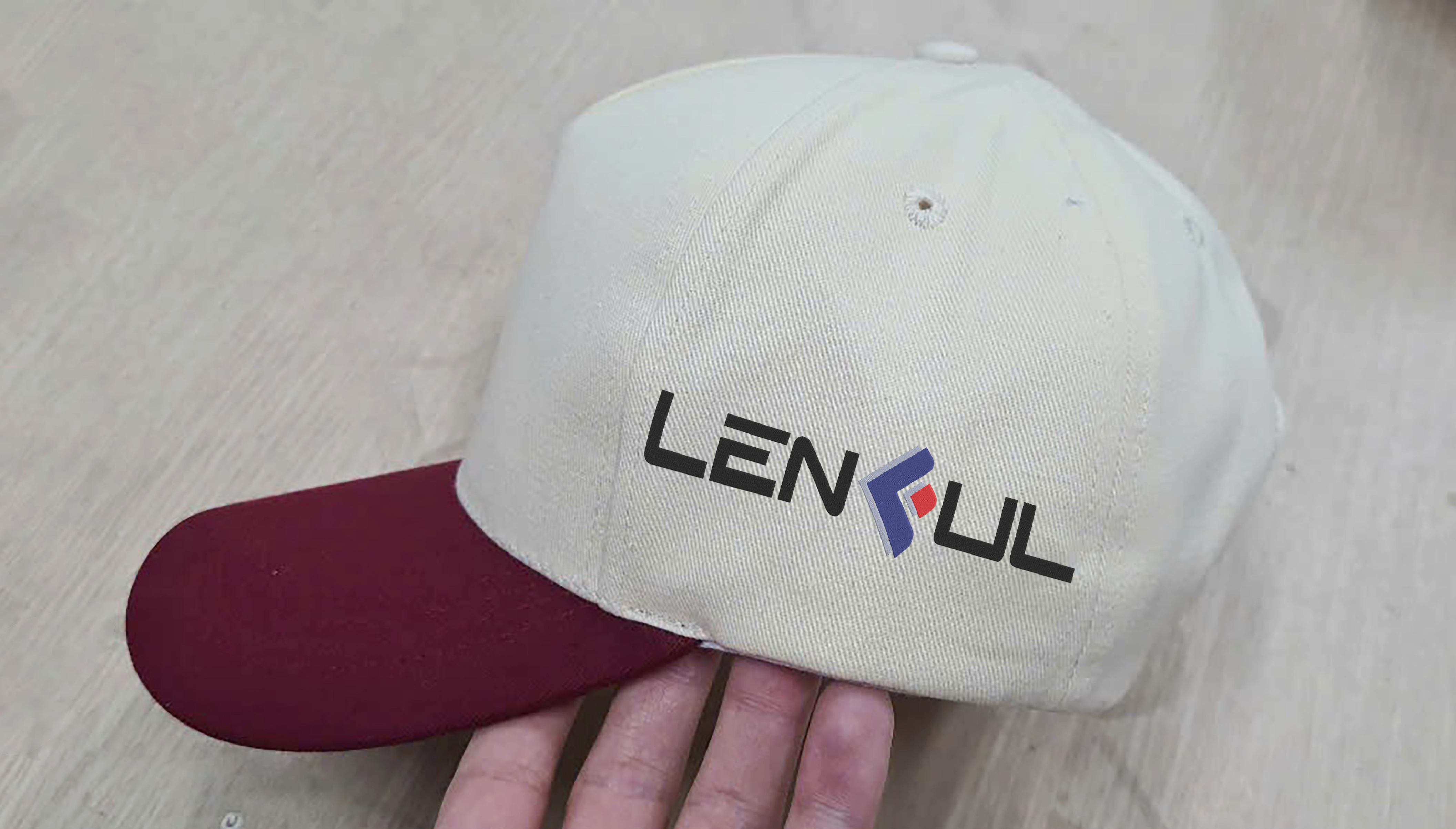 VN Embroidered Two Tone Trucker Cap