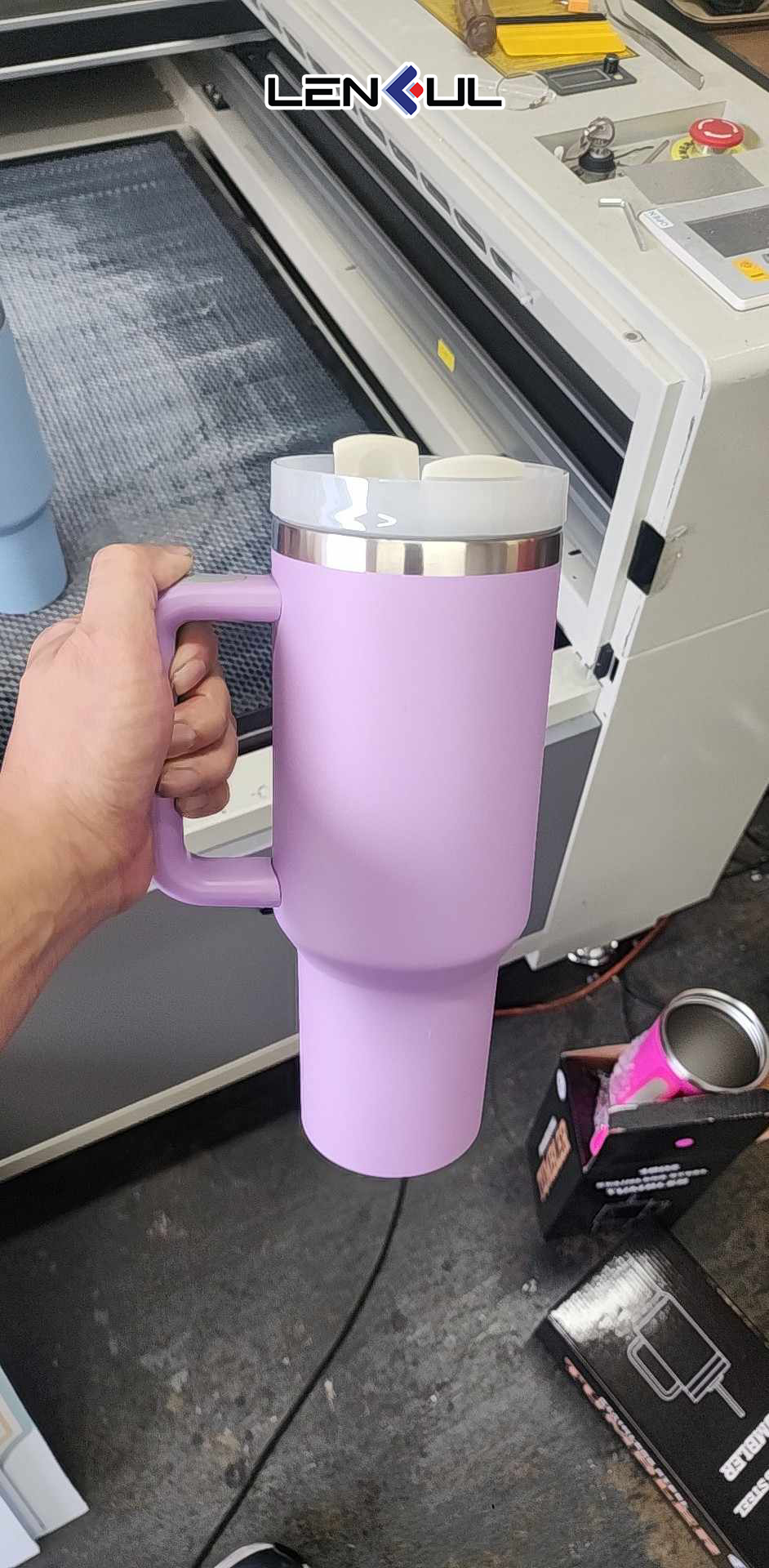 US 40 OZ Engraved Tumbler 