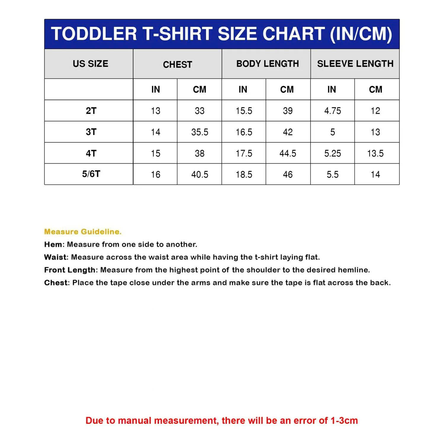 US Toddler T-Shirt (DTF)