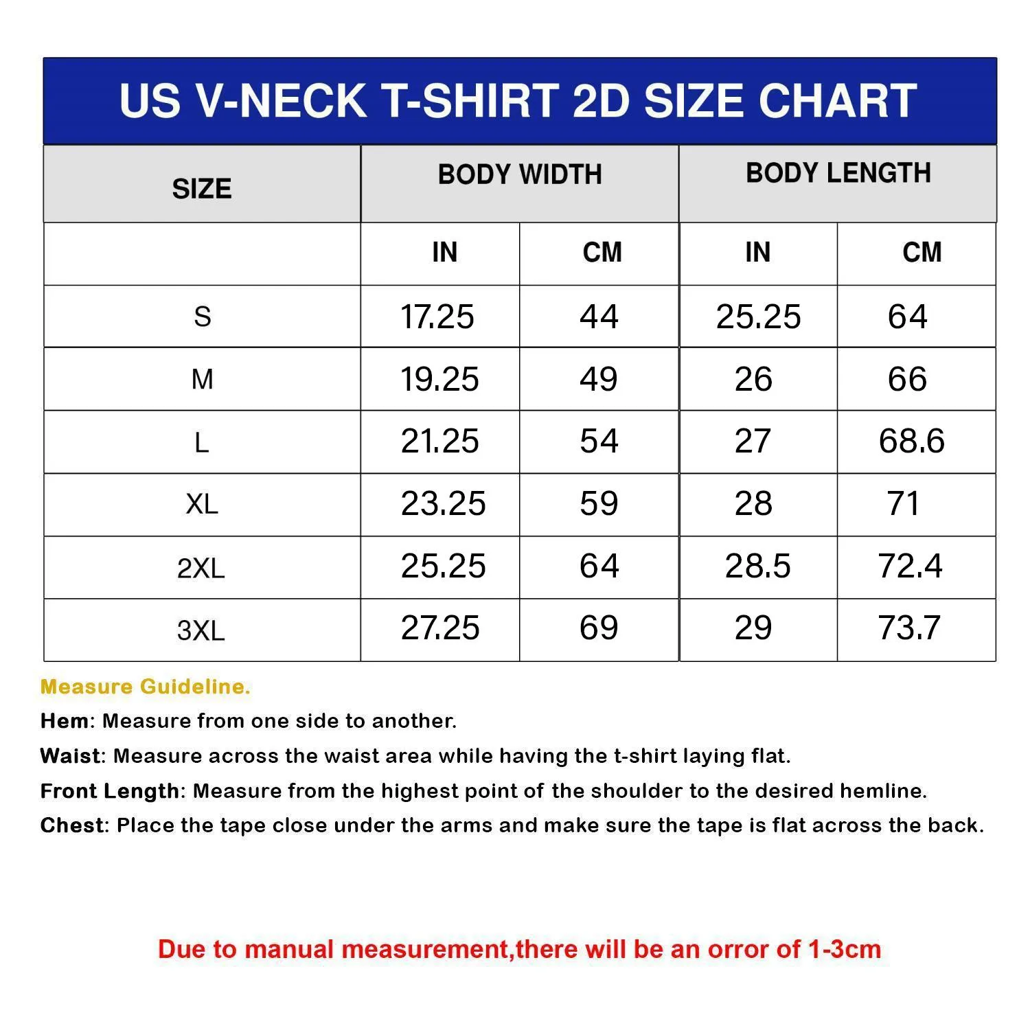 US Women's V-Neck T-Shirt 2D (DTG)