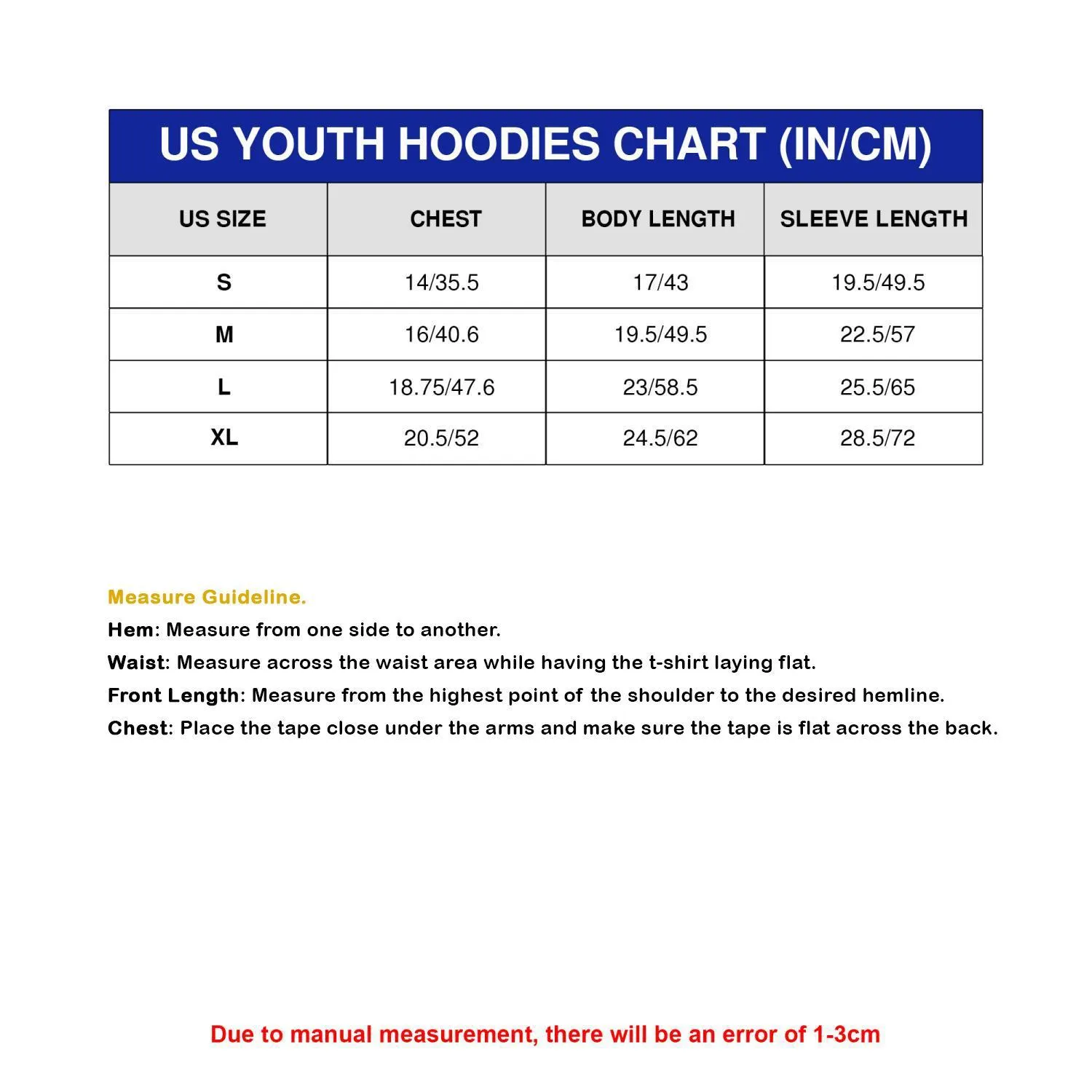 US Youth Hoodie (DTG)