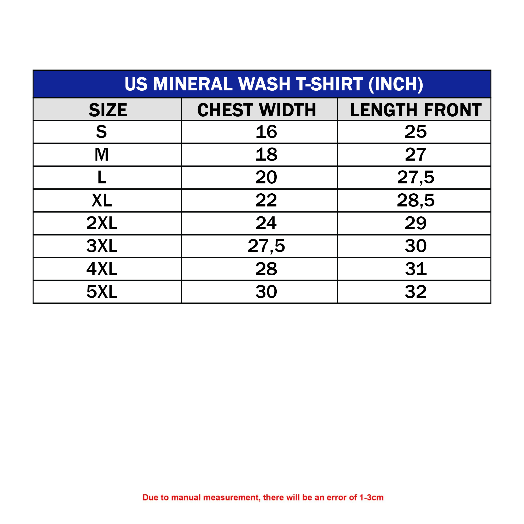 US Mineral Wash T-Shirt (Special Printing)