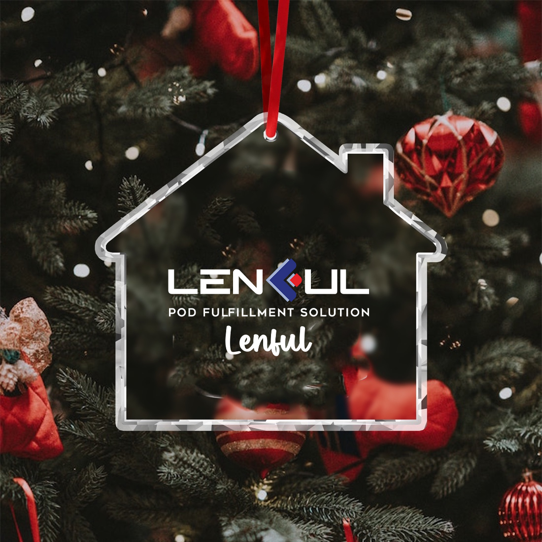 US Glass Ornament (Unique shapes)