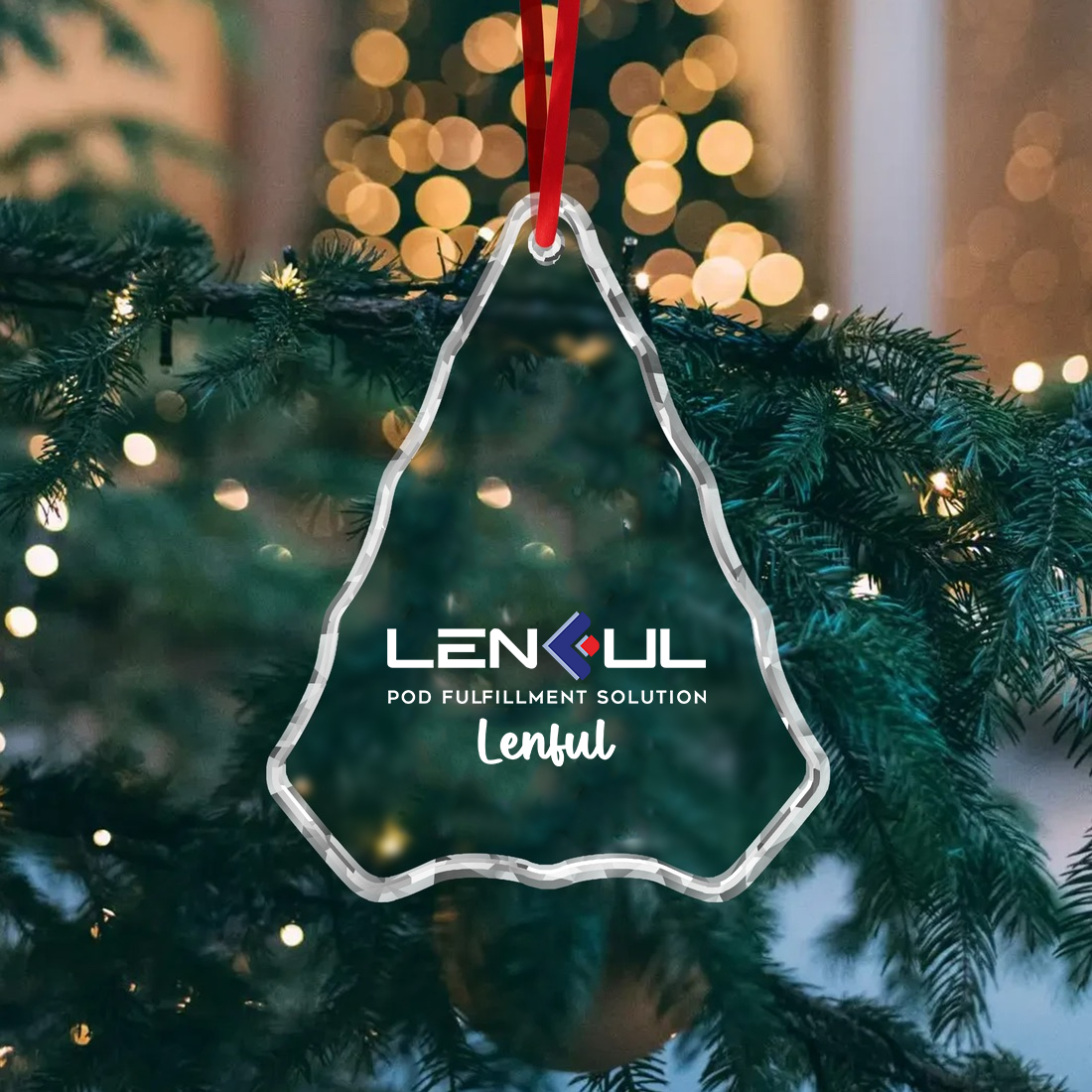 US Glass Ornament (Unique shapes)