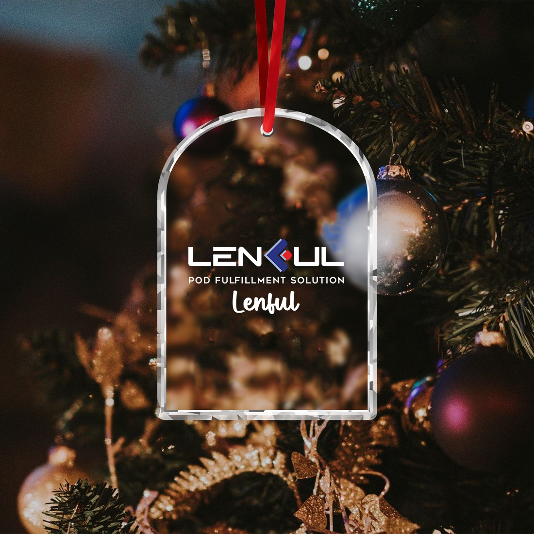 US Glass Ornament (Unique shapes)