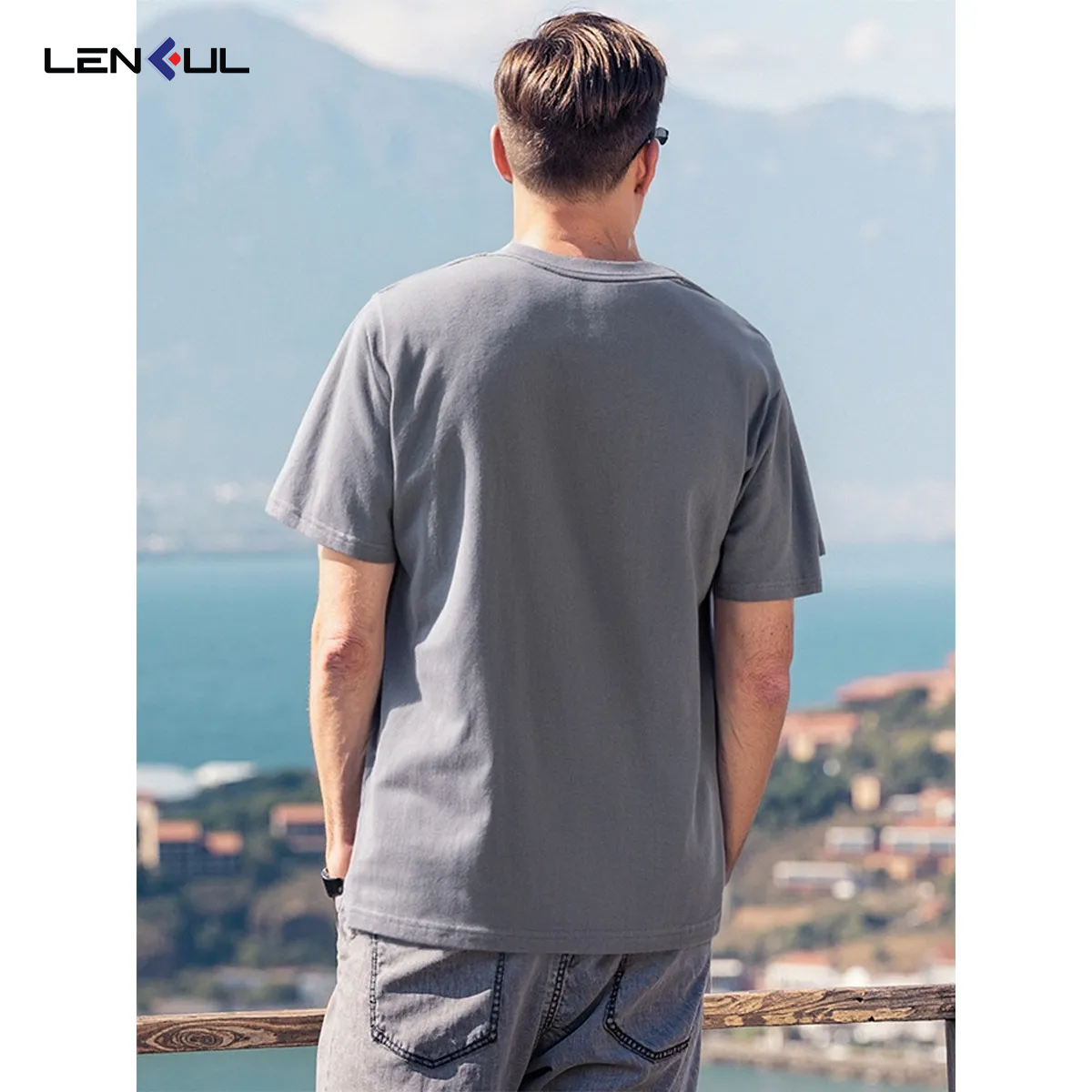 US Basic Cotton T-Shirt 2D