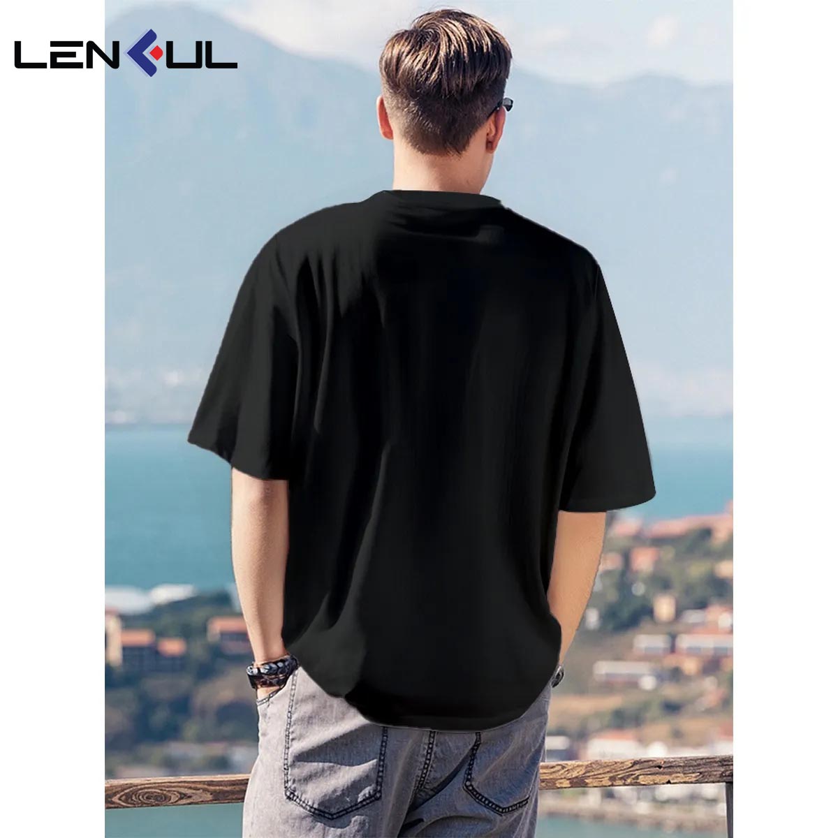 US Basic Cotton T-Shirt 2D