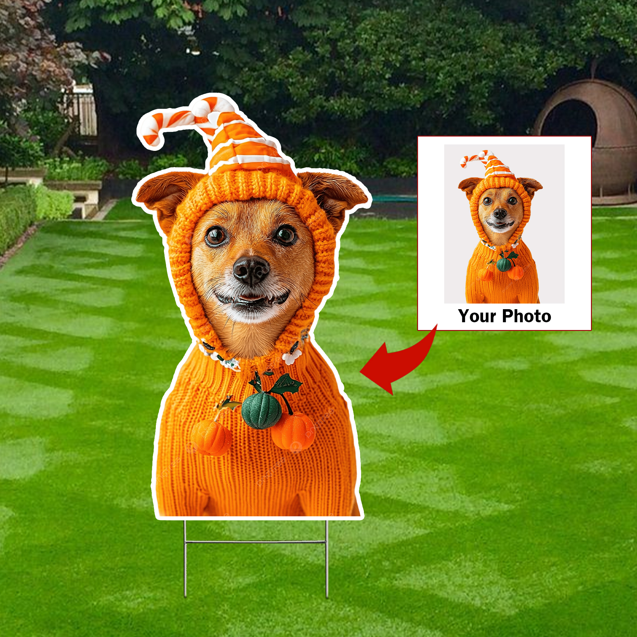 US Custom Cut Yard Sign