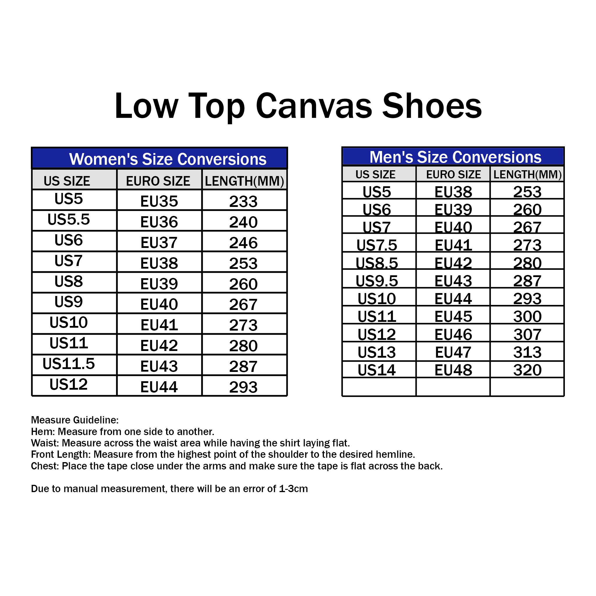 Low Top Canvas Shoes