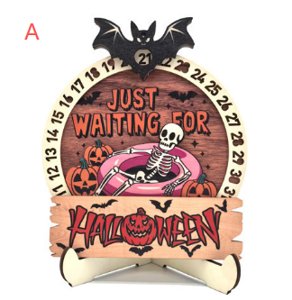 Countdown Sign Halloween 