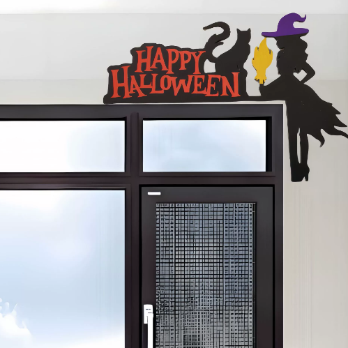 Halloween Door Corner