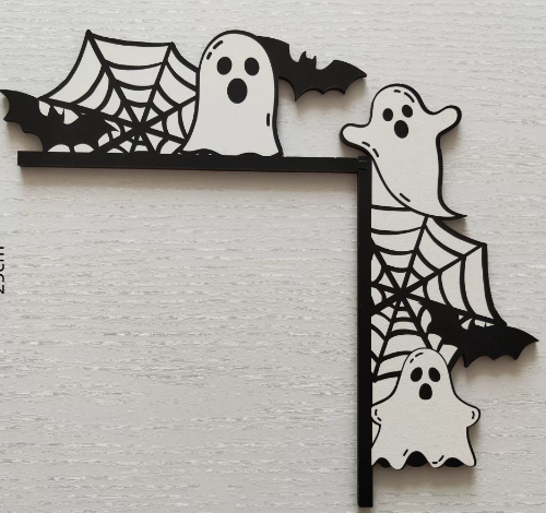 Halloween Door Corner