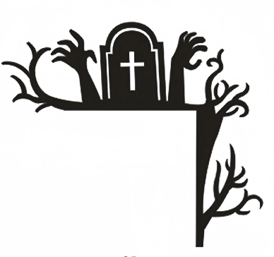 Halloween Door Corner