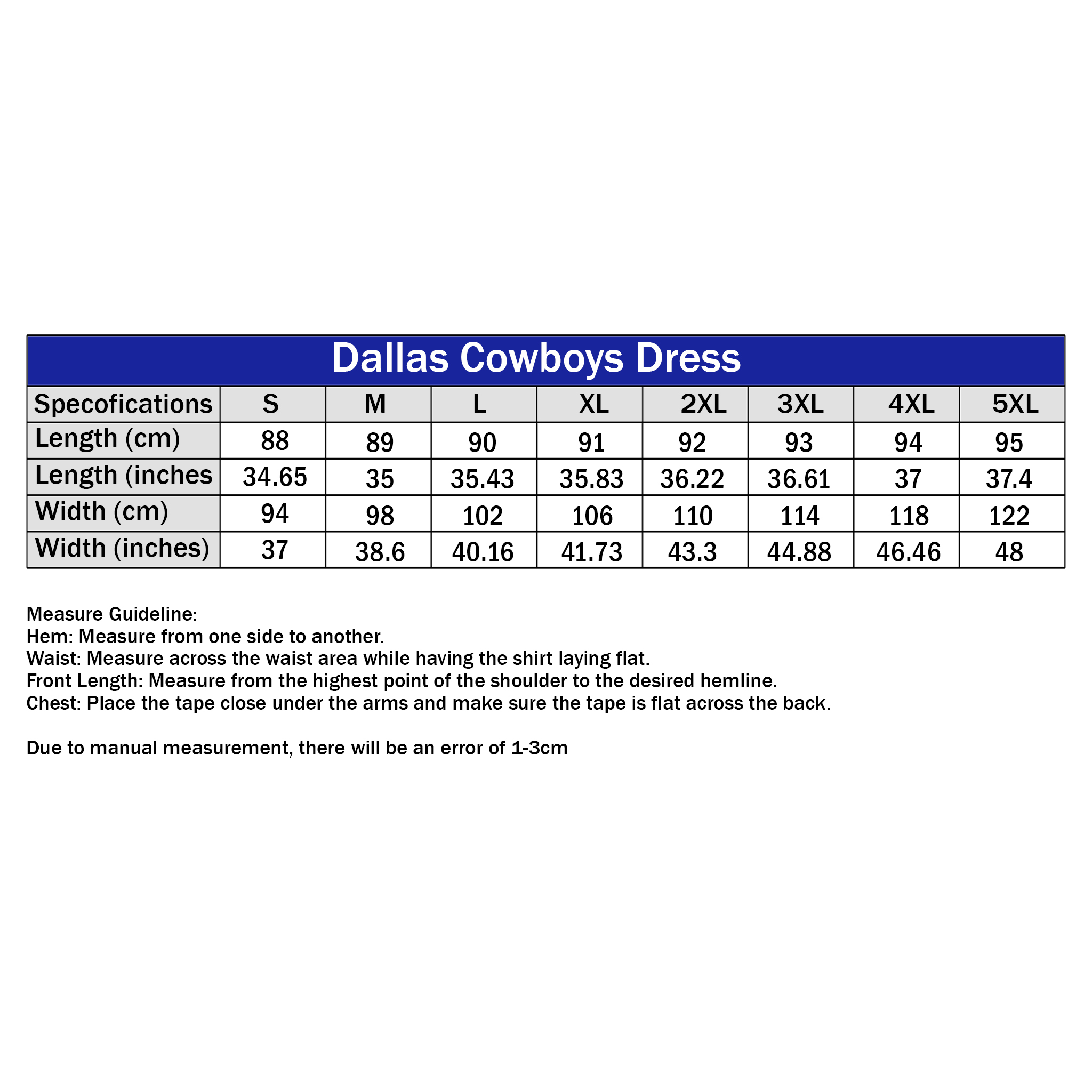 Dallas Cowboys Dress
