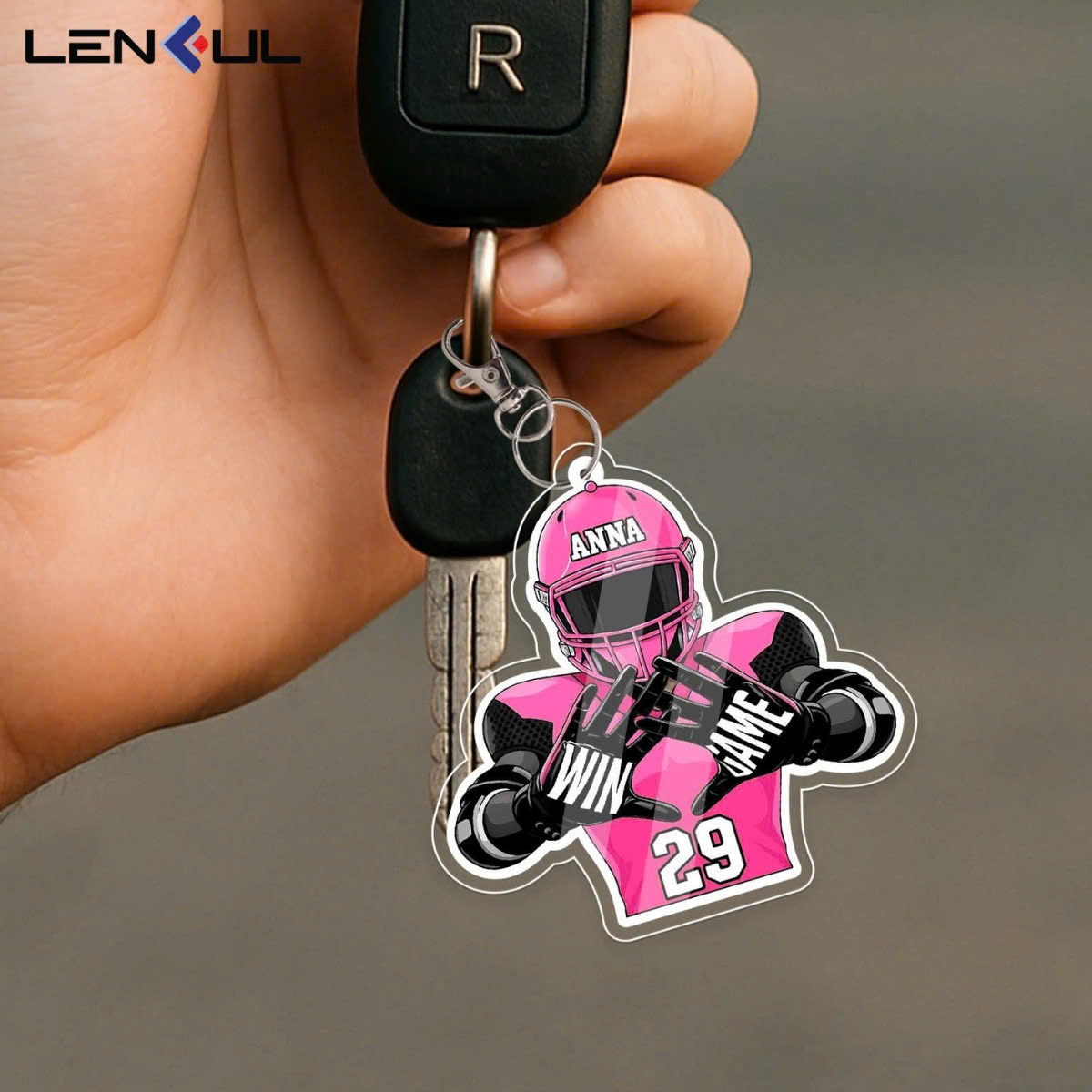 US Custom Shape Aryclic Keychain