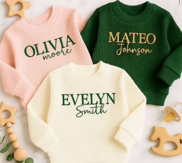 Embroidery Children Sweaters