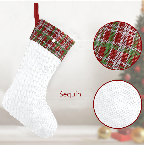 US Sequin Christmas Stocking