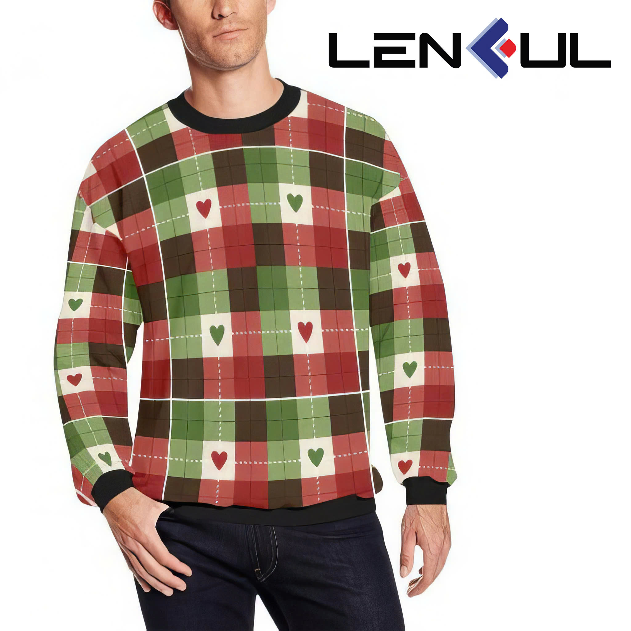 US 3D Fuzzy Sweatshirt 