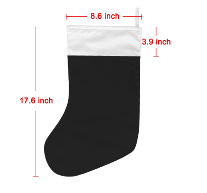 US 3D Christmas Stocking