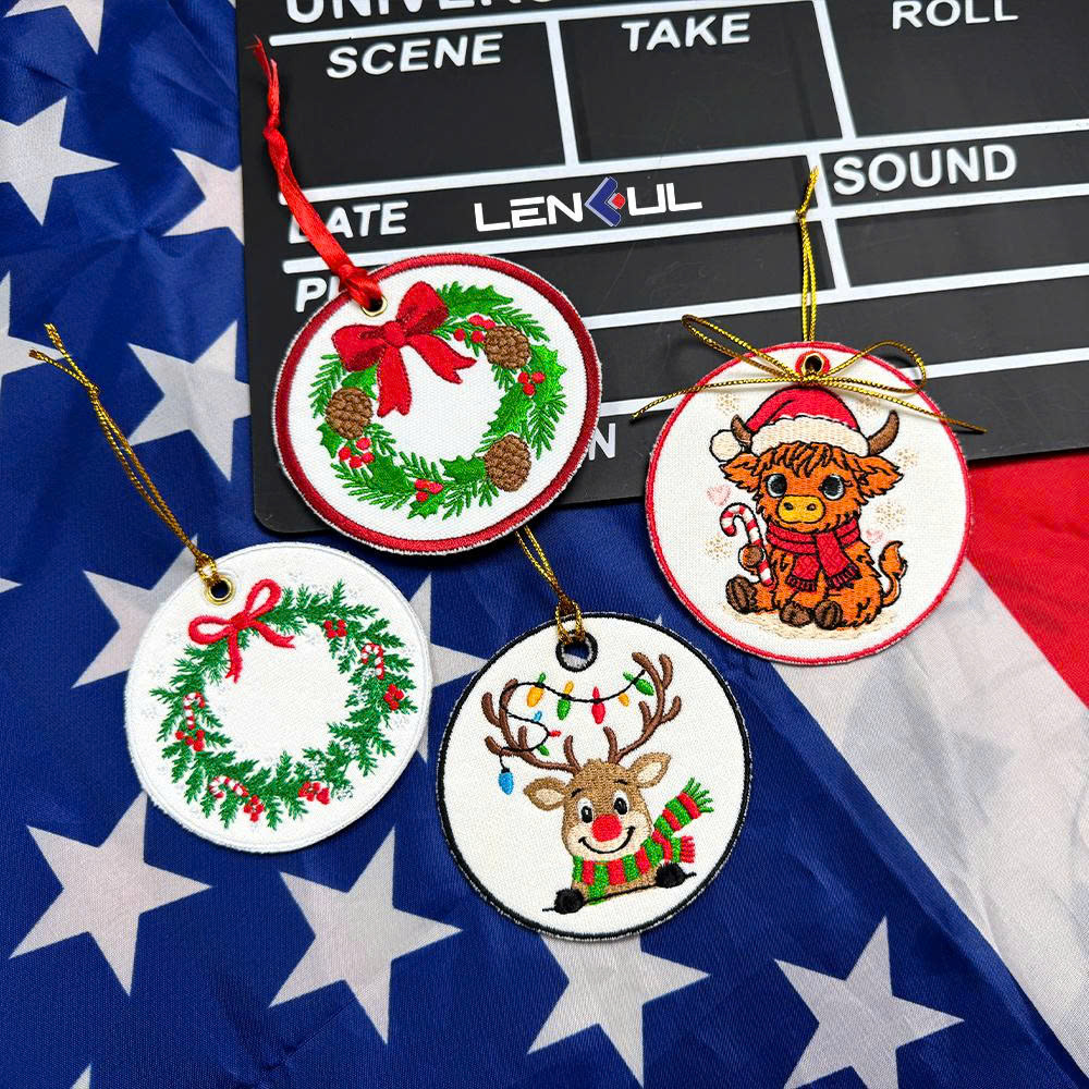 VN Embroidered Custom Ornament