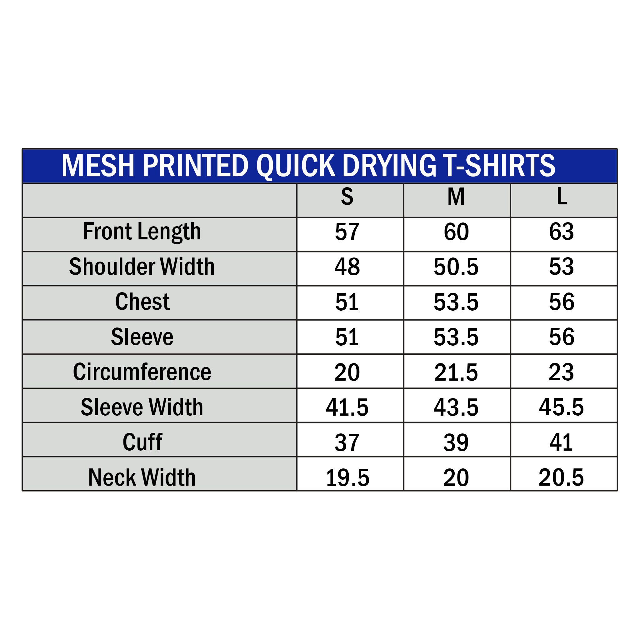 Mesh Printed Quick Drying T-shirts 