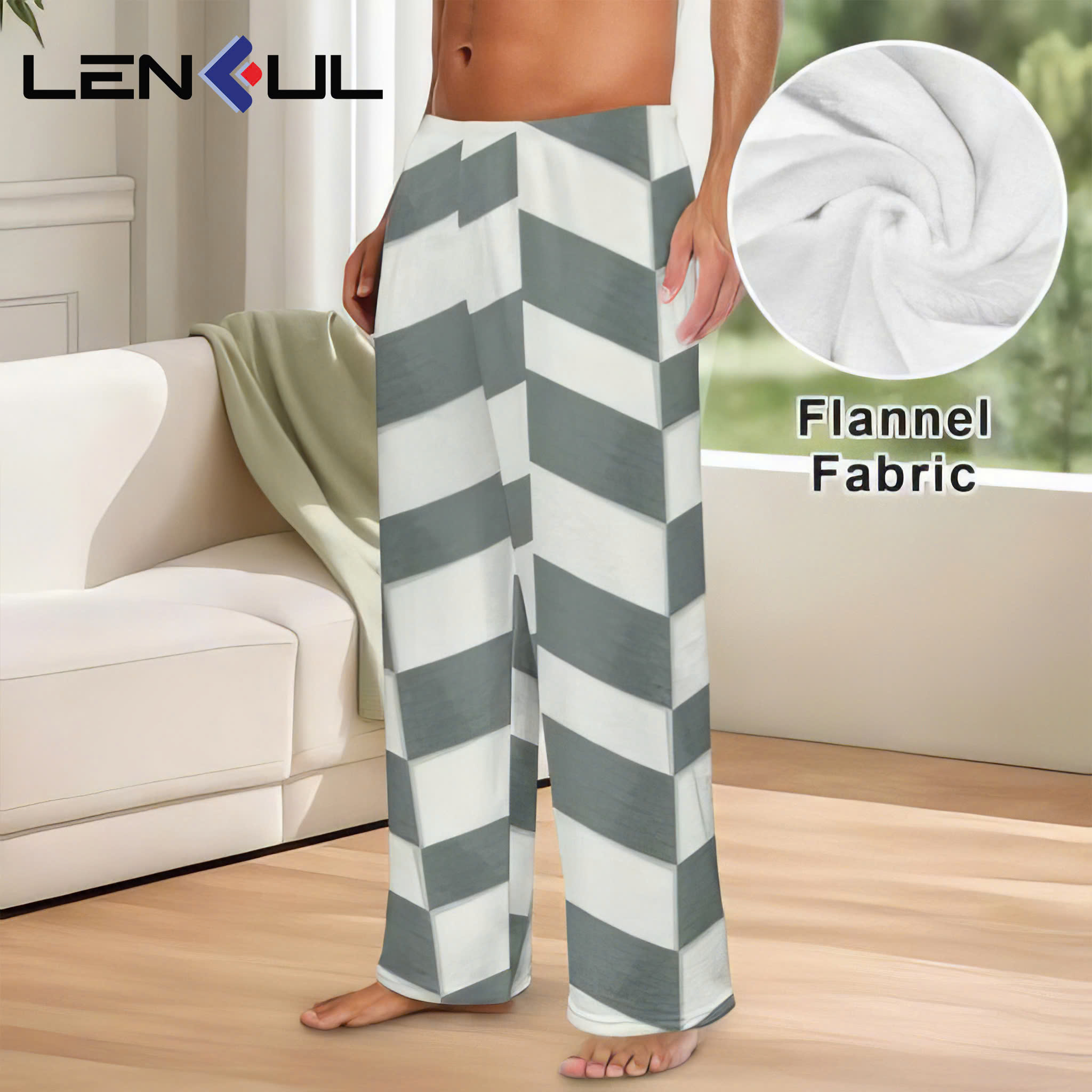 US 3D Men's Flannel Trousers