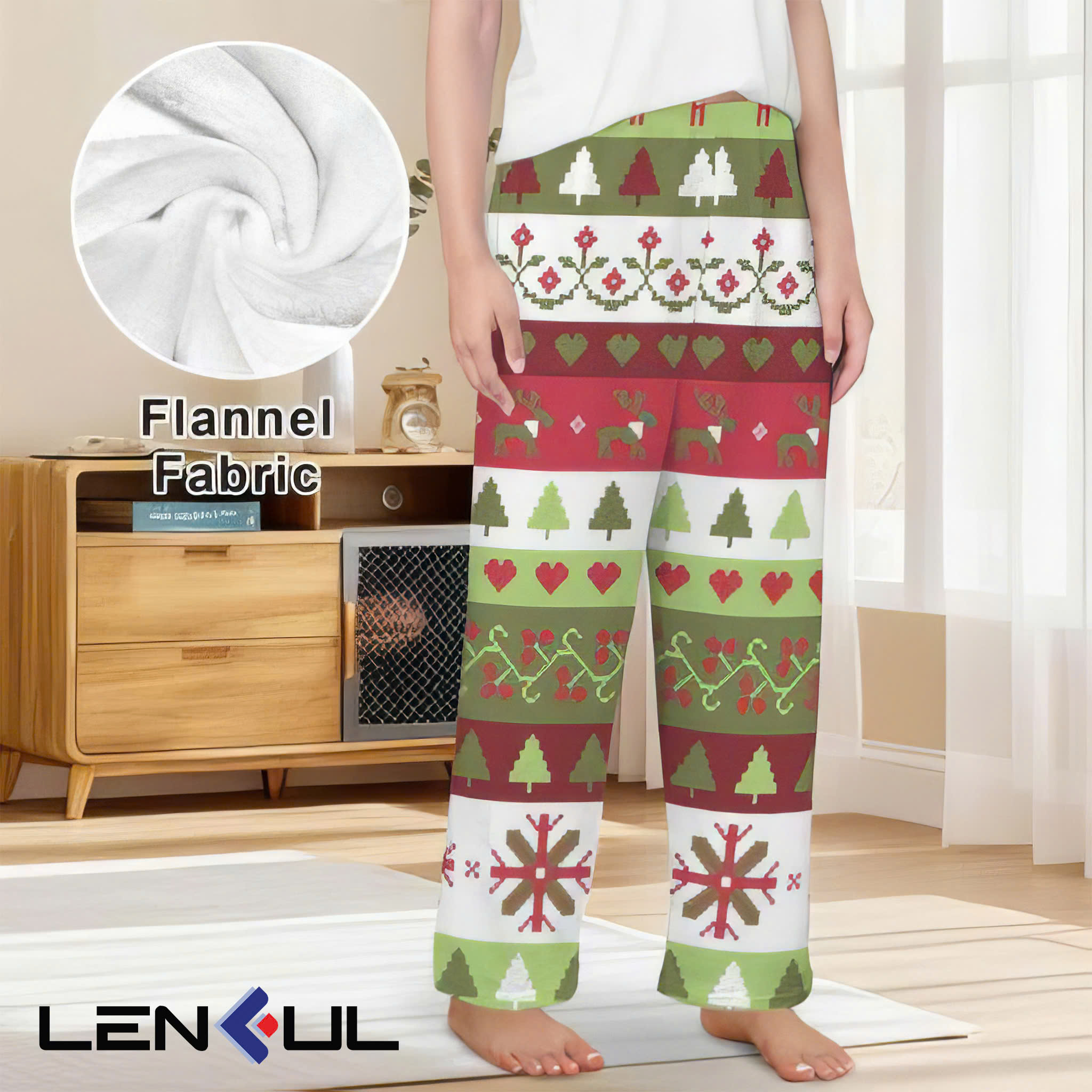 US 3D Women's Flannel Trousers