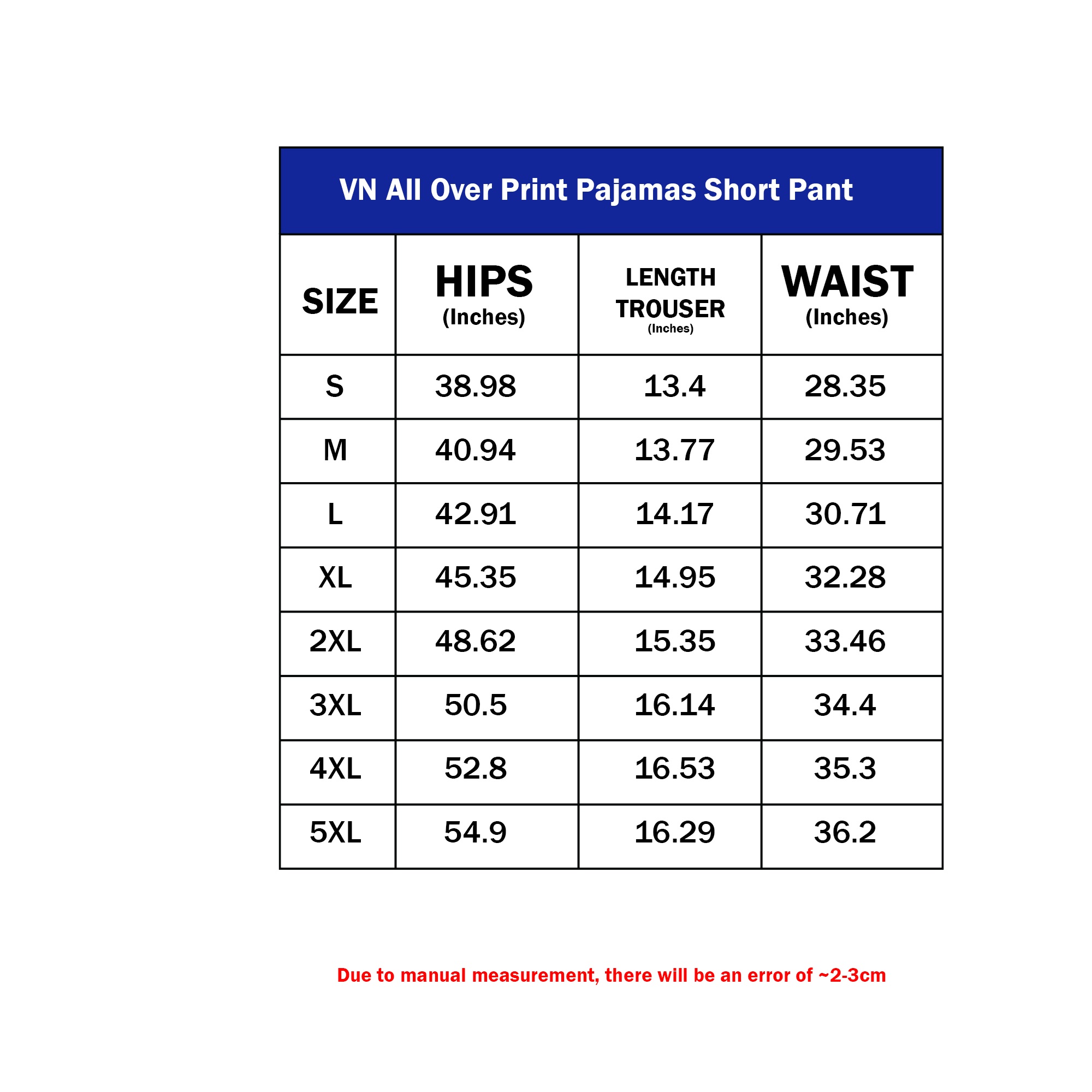 VN All Over Print Pajamas Short Pant