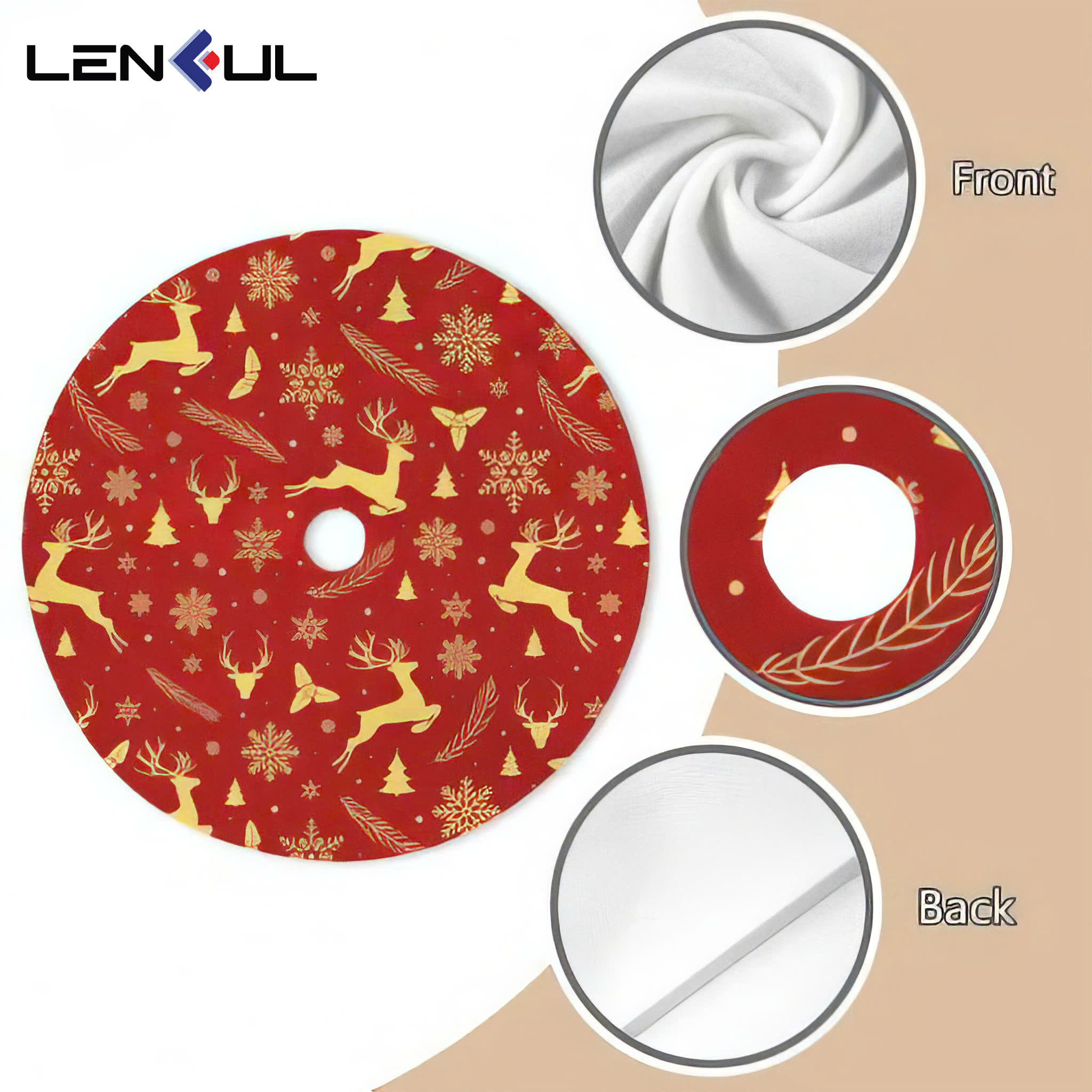 US Christmas Tree Skirt 