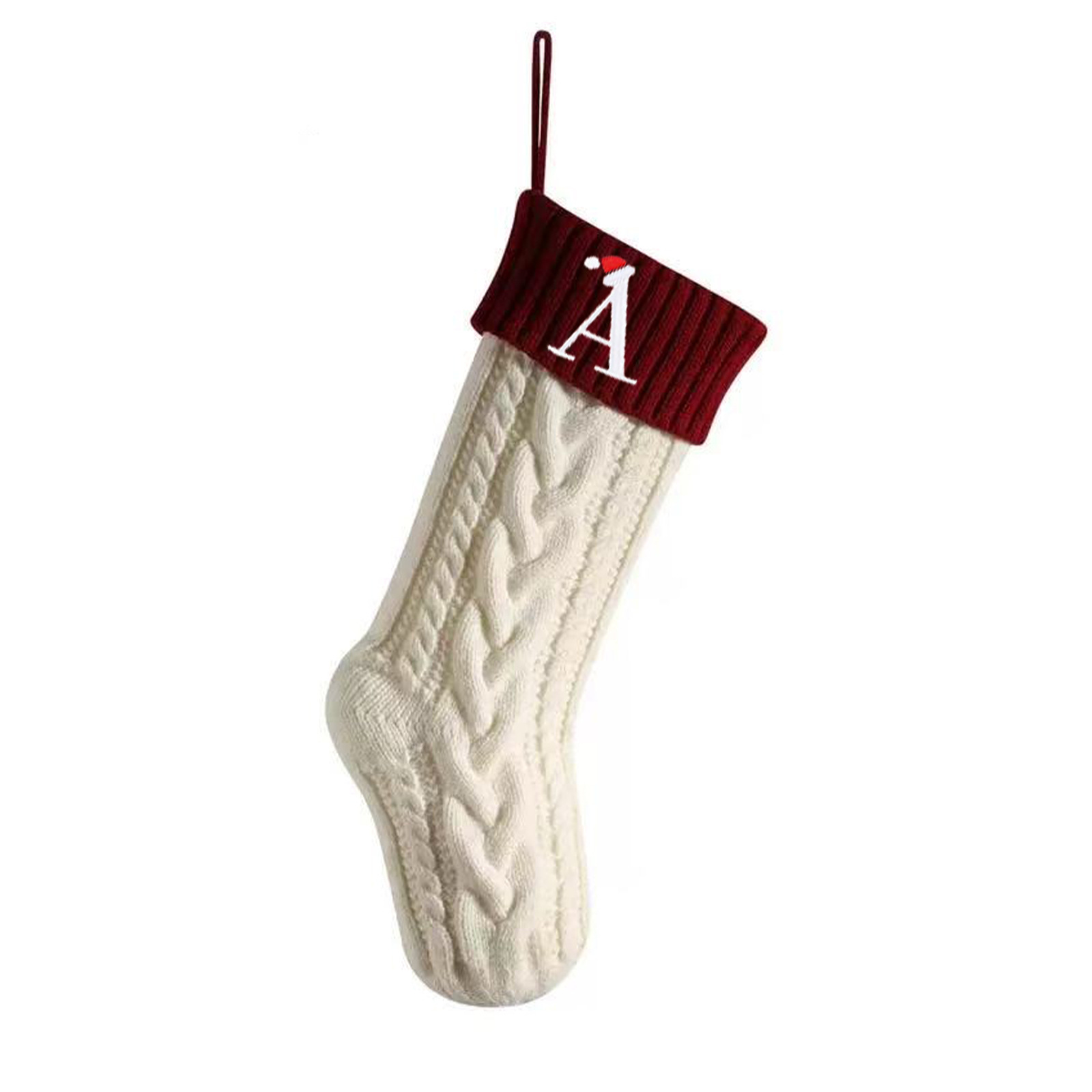 Embroidered Christmas Socks