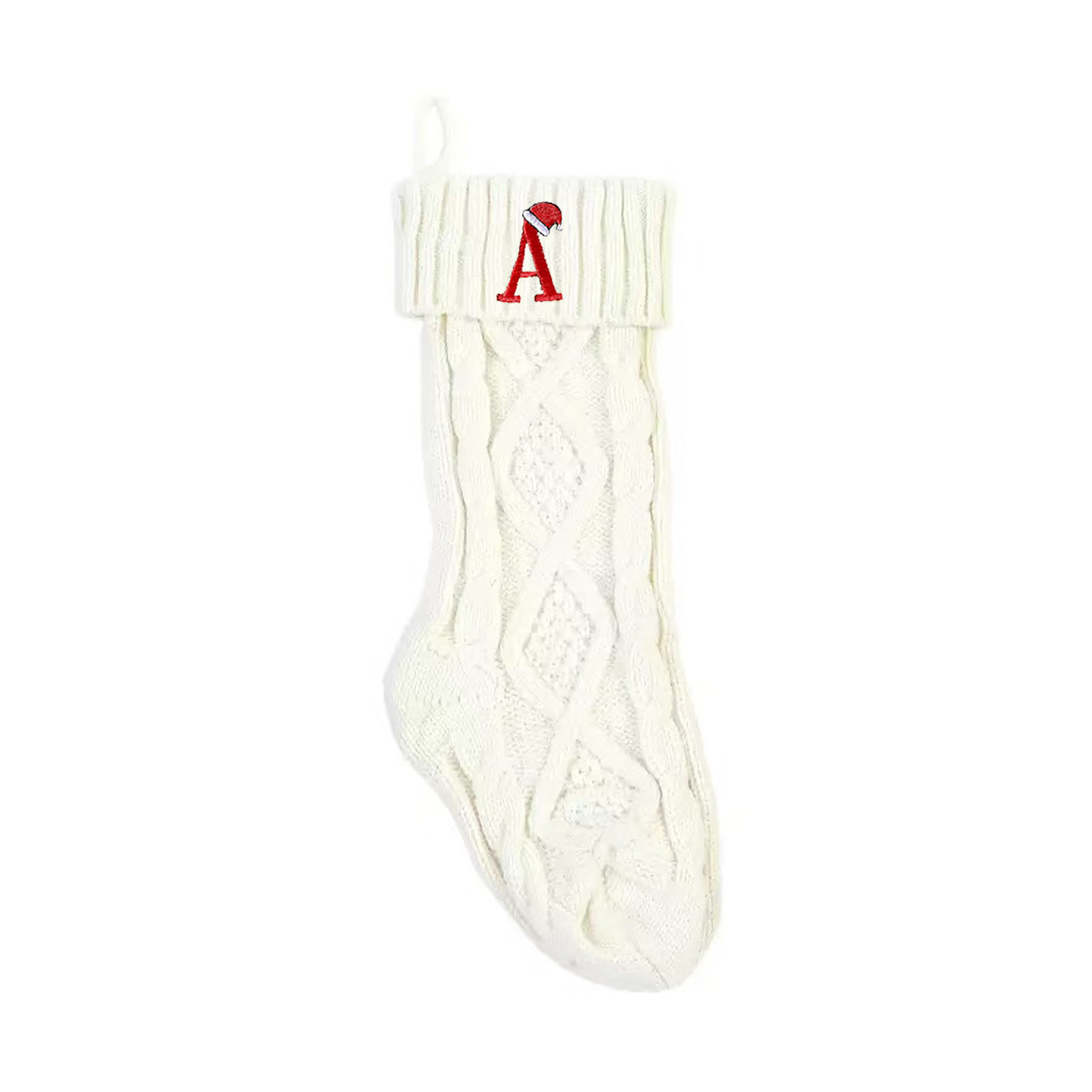 Embroidered Christmas Socks