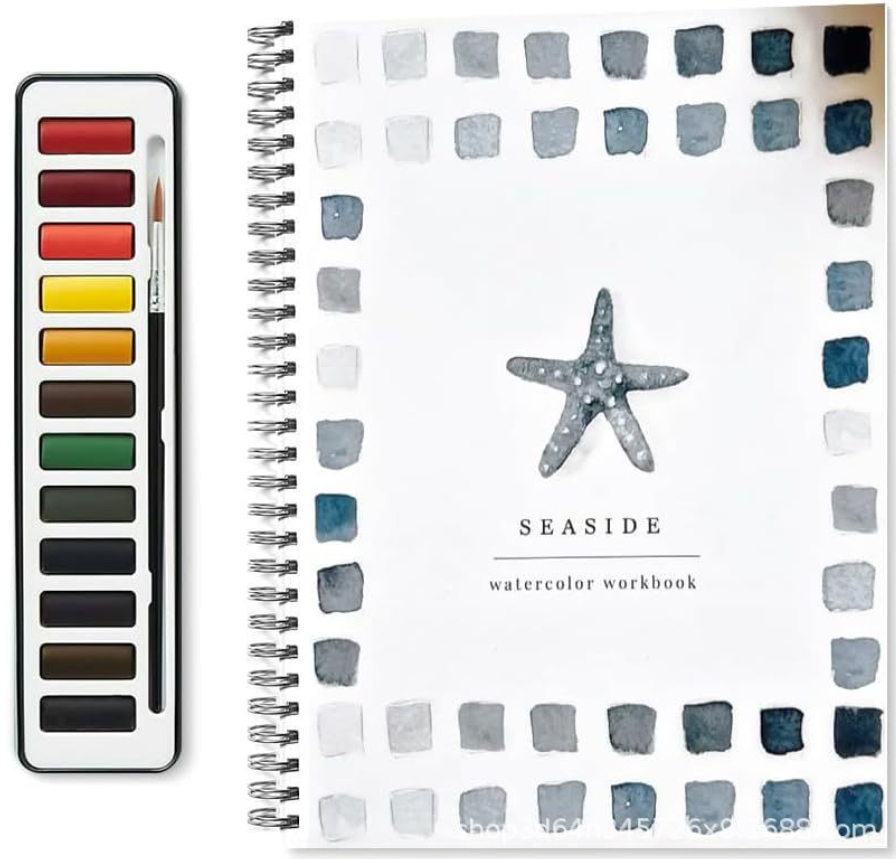 Watercolor Workbook Set