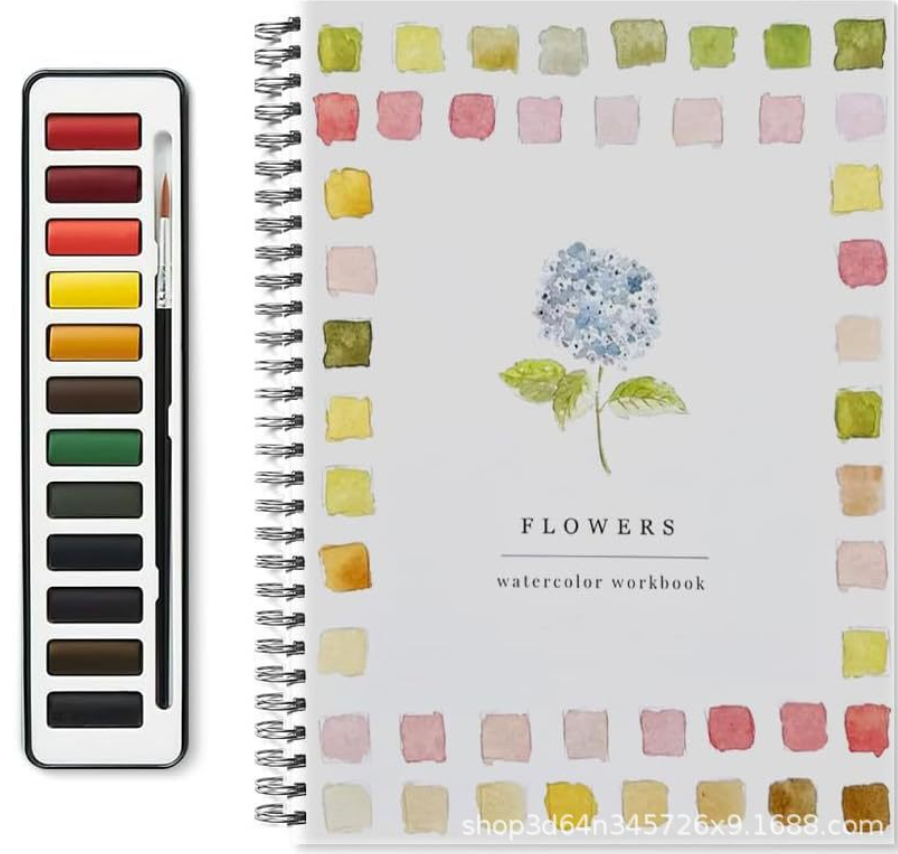 Watercolor Workbook Set